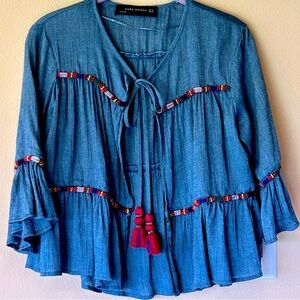 Zara Woman Boho Jacket - Size XS/S